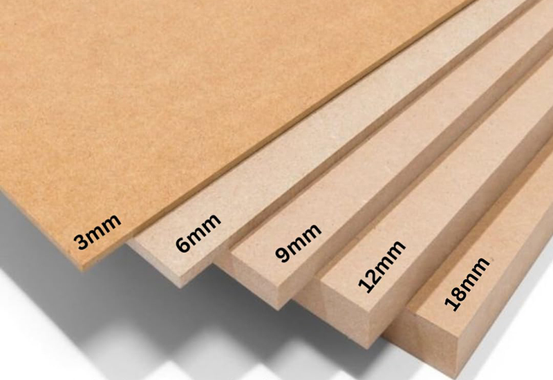 Kích thước của tấm ván gỗ công nghiệp mdf – hdf phổ biến