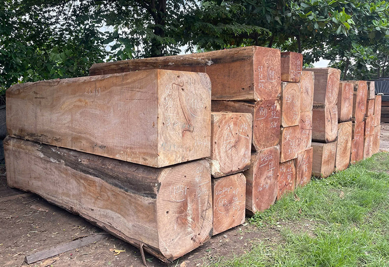 Gỗ gõ đỏ tự nhiên