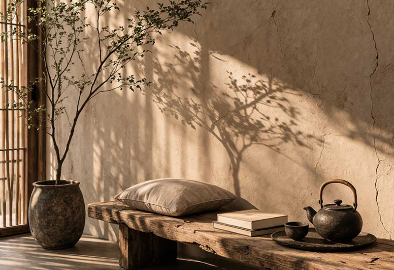 Phong cách thiết kế Wabi Sabi một vẻ đẹp của sự bất toàn
